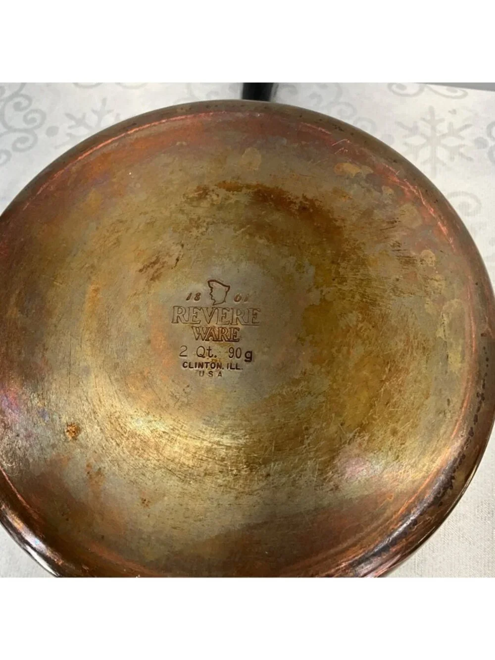 Revere Ware 2 Qt Copper‎ Bottom Stainless Steel Saucepan With Lid